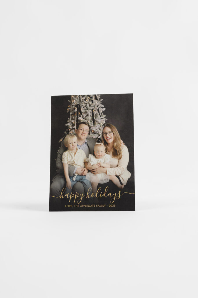 Luxury Christmas cards for NYC families