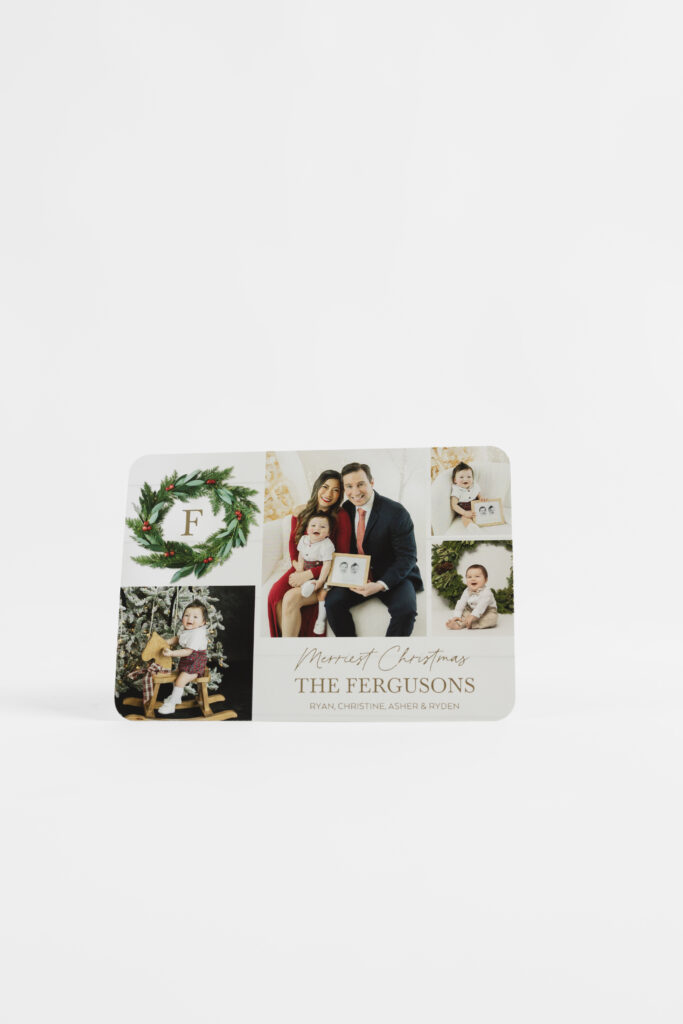 Timeless Christmas card photography NYC