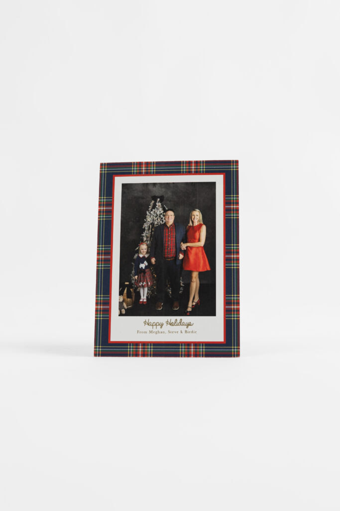 Heirloom Christmas card design NYC