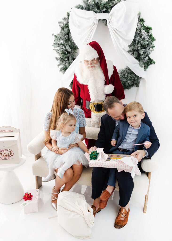 Family outfit inspiration for Santa Experience NYC
