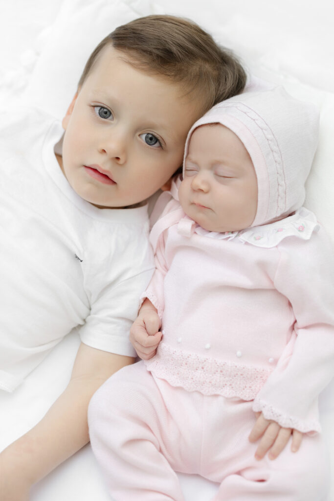 Sibling photos, in-home, NYC
