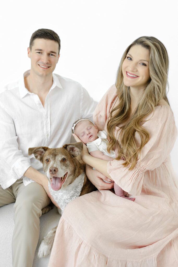 Flatiron newborn photographer, mother and newborn daughter at Heirloom by Melissa, Manhattan