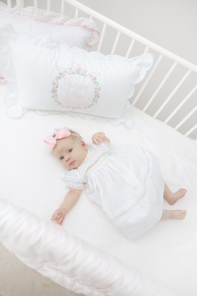 Sisters with newborn baby at home, New York newborn photographer Heirloom by Melissa, NYC