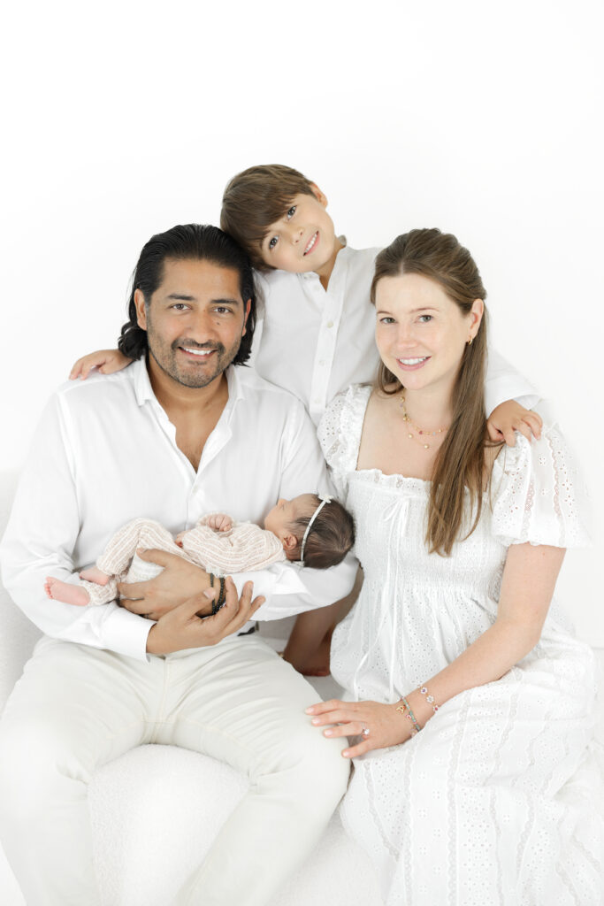 Newborn photographer Manhattan - mom and dad with newborn baby