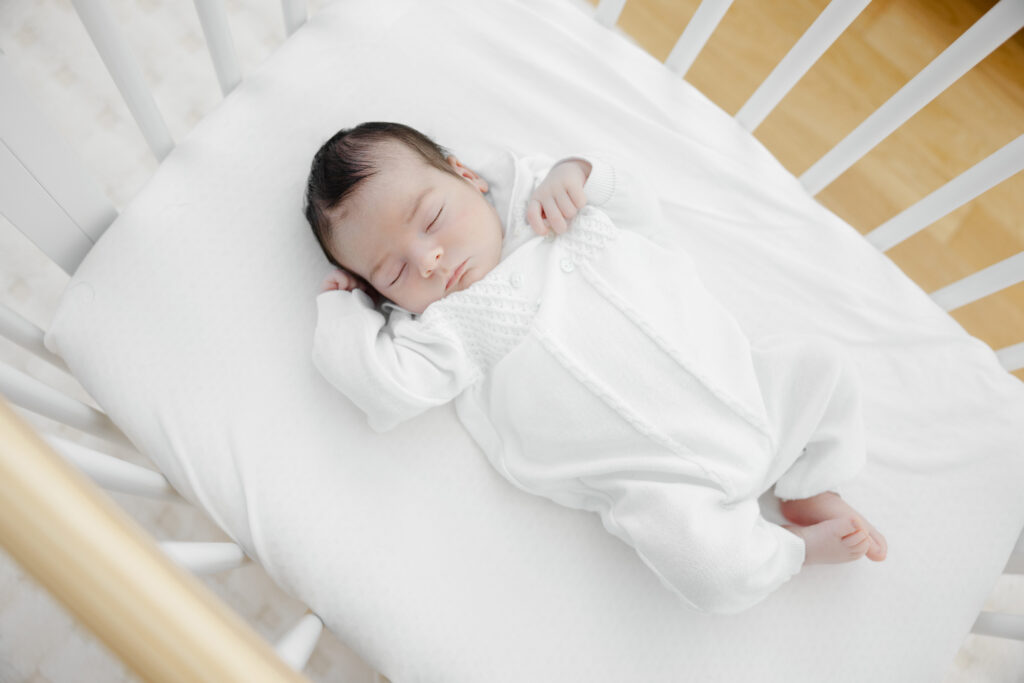sleeping baby newborn session in the upper west side manhattan