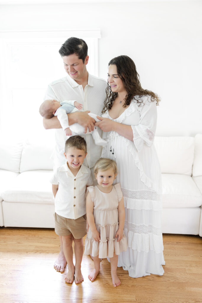 Newborn portrait from a Long Island in-home newborn session